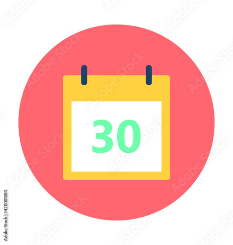 Date Vector Icon