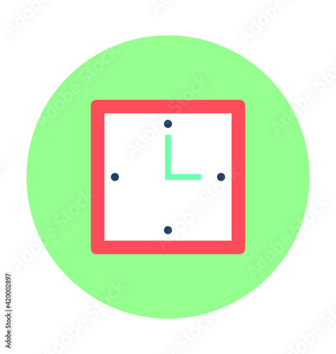Clock Vector Icon