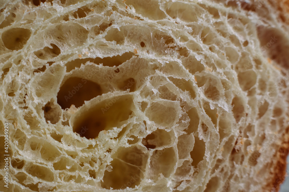 croissant in a cut close-up croissant in a cut close-up