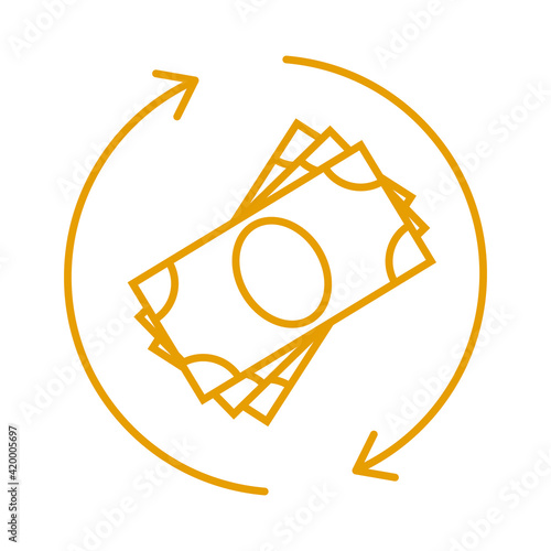 Refund money icon