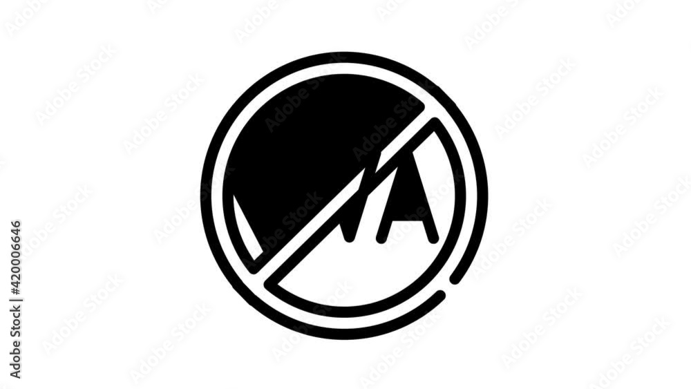 uva crossed out mark black icon animation uva crossed out mark black icon animation