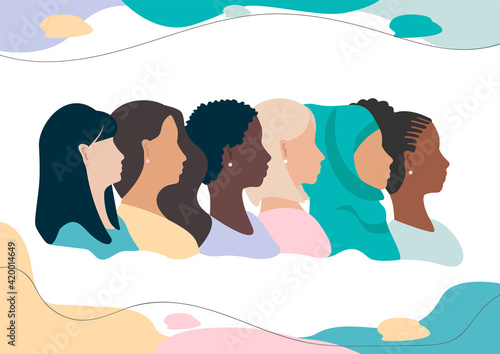 Girls of different nationalities