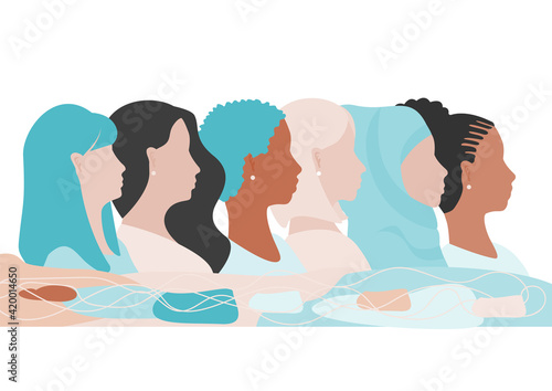 Girls of different nationalities