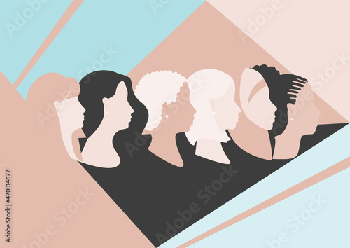 Girls of different nationalities