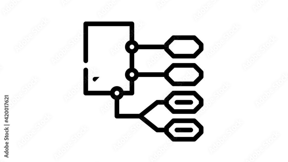report research black icon animation report research black icon animation