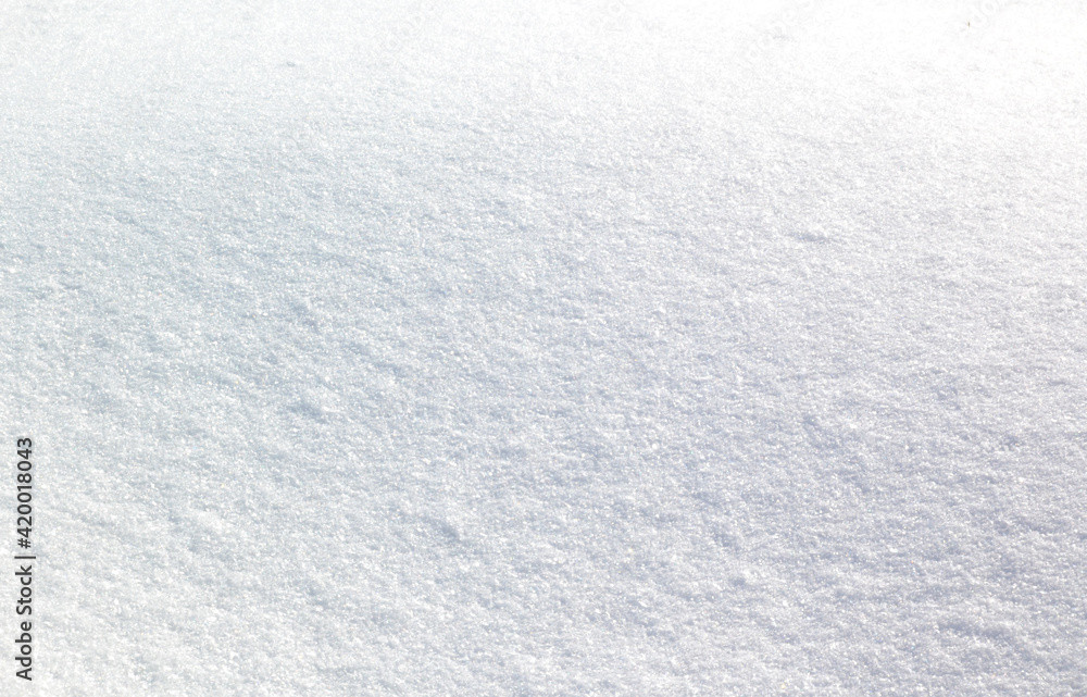 snow surface and snow for backgrounds and textures