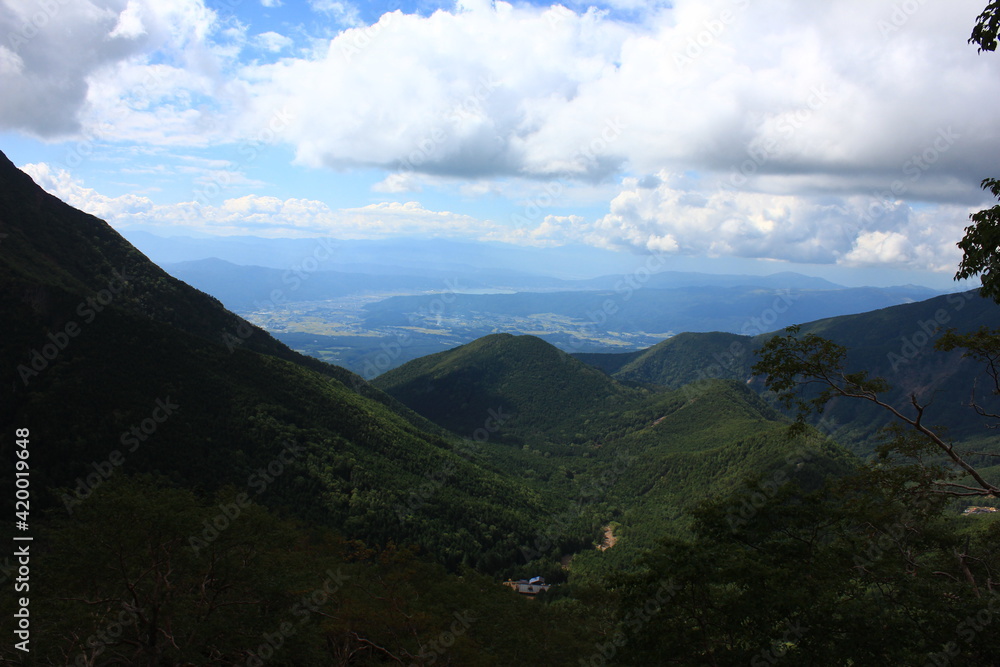 Fototapeta premium 八ヶ岳の風景