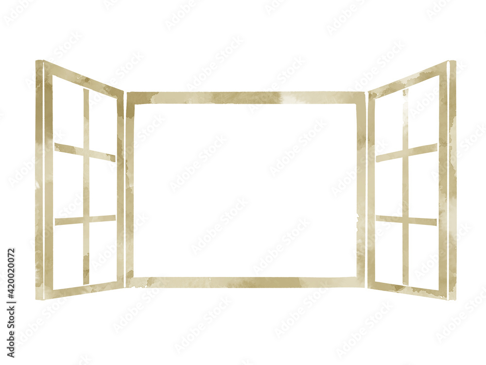 開いている窓 開いている窓