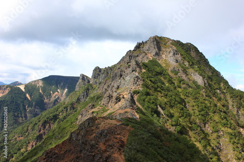 八ヶ岳の風景 赤岳