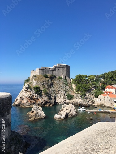 Fototapeta Naklejka Na Ścianę i Meble -  View over the old town of Dubrovnik, Croatia