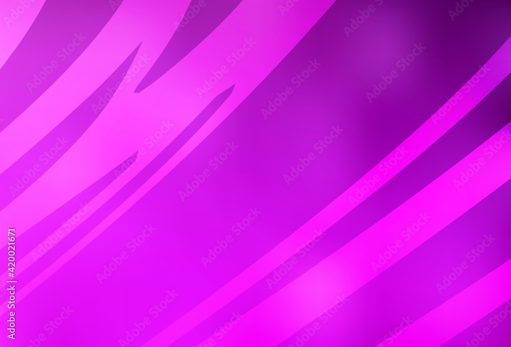 Light Purple vector blurred shine abstract template. Light Purple vector blurred shine abstract template.
