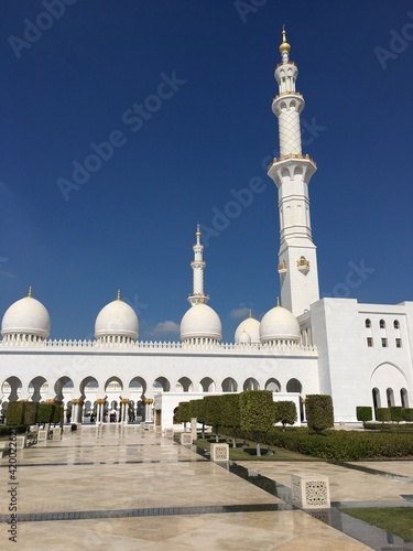 Outside view ‎⁨Sheikh Zayed Grand Mosque Center⁩, ⁨Abu Dhabi⁩, ⁨UAE