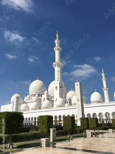 Outside view ‎⁨Sheikh Zayed Grand Mosque Center⁩, ⁨Abu Dhabi⁩, ⁨UAE