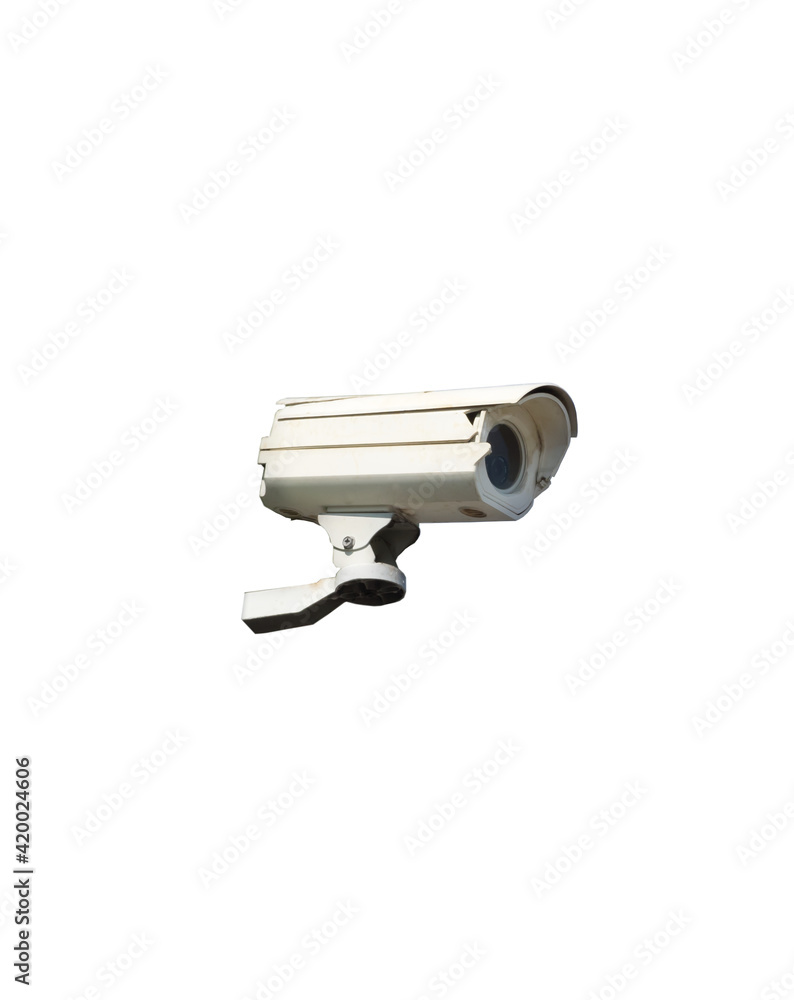Video Surveillance Camera or CCTV on white. Video Surveillance Camera or CCTV on white.