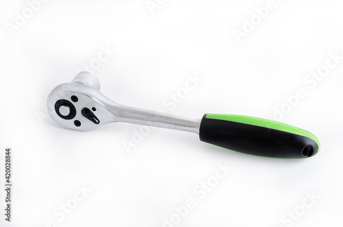 Ratchet wrench tool on a white background