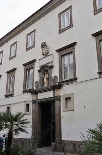 Napoli - Entrata del Palazzo Arcivescovile a Donnaregina photo
