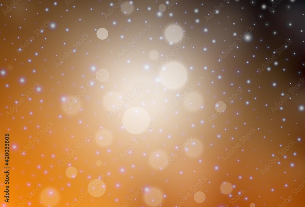 Dark Orange vector template in carnival style. Dark Orange vector template in carnival style.