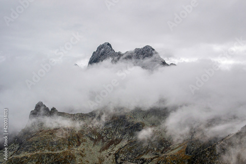 Obraz na płótnie Mięguszowiecki Szczyt, Tatry w salonie