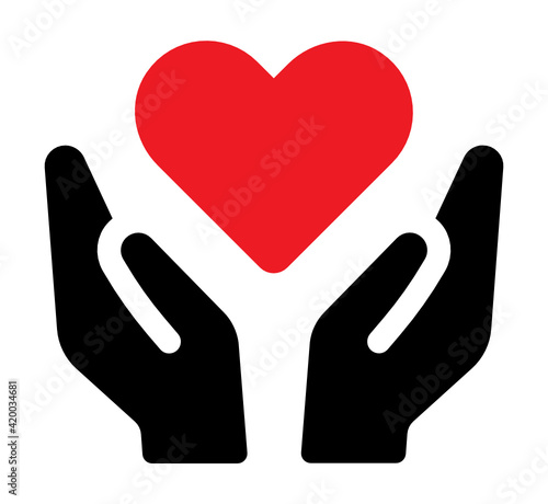 give love icon in different style vector illustration.