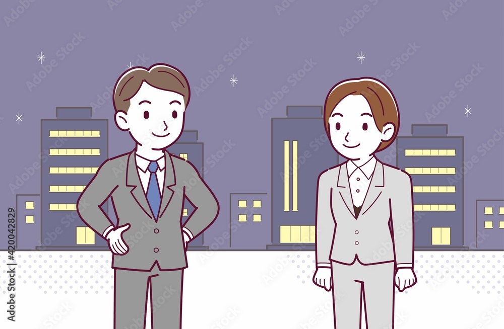 仕事で夜の街 仕事で夜の街