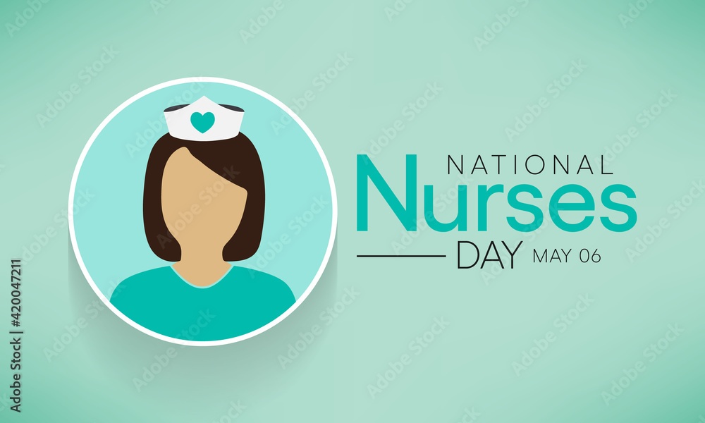 National Nurses day is observed in United states on 6th May of each year, to mark the contributions that nurses make to society. Vector illustration. National Nurses day is observed in United states on 6th May of each year, to mark the contributions that nurses make to society. Vector illustration.