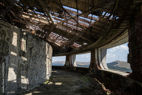 Inside Buzludja, Bulgaria