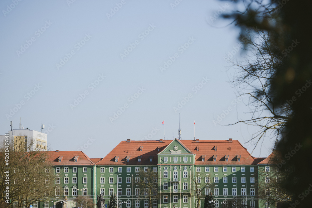 Building of the municipal office in Szczecin, Poland. Building of the municipal office in Szczecin, Poland.