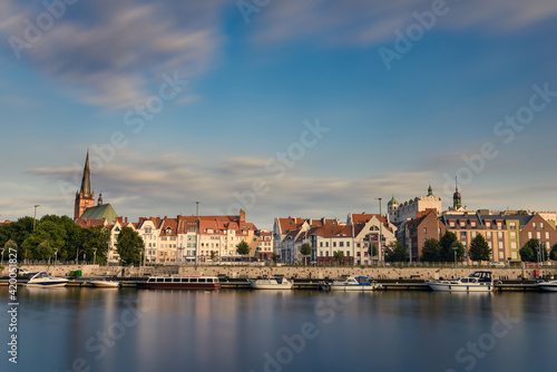 Szczecin cityscape on a sunny day, Poland, Europe.