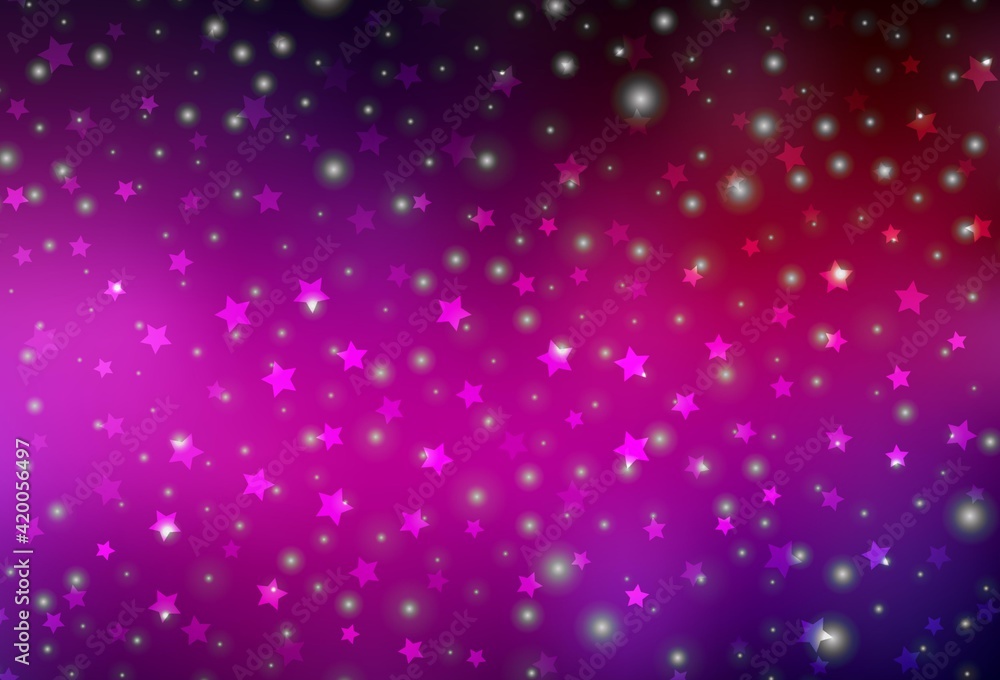 Dark Pink vector template in carnival style. Dark Pink vector template in carnival style.