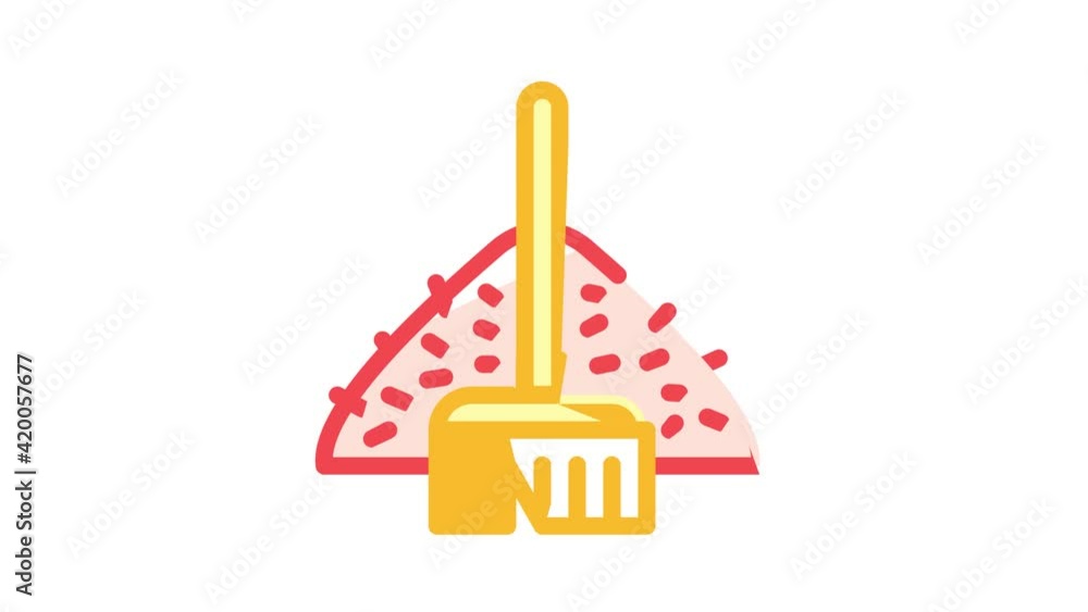 cleaning foliage color icon animation cleaning foliage color icon animation