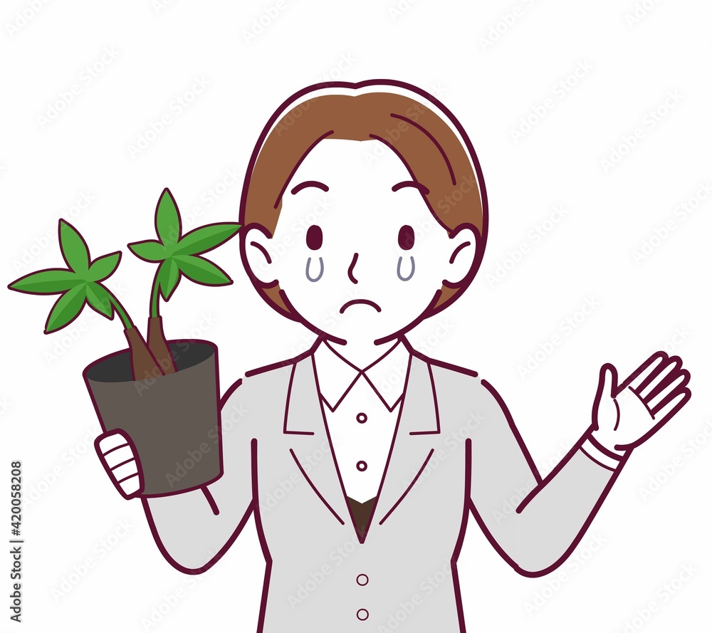 新人の会社員の女性 新人の会社員の女性
