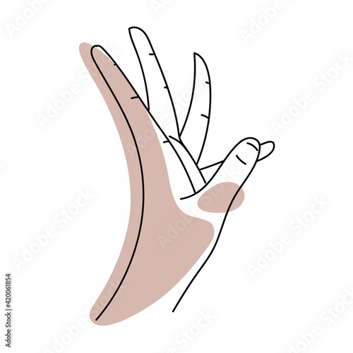 hand gesture contemporary