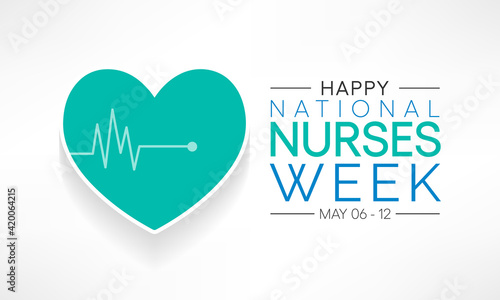 Foto National Nurses week is observed in United states from May 6 to 12 of each year, to mark the contributions that nurses make to society