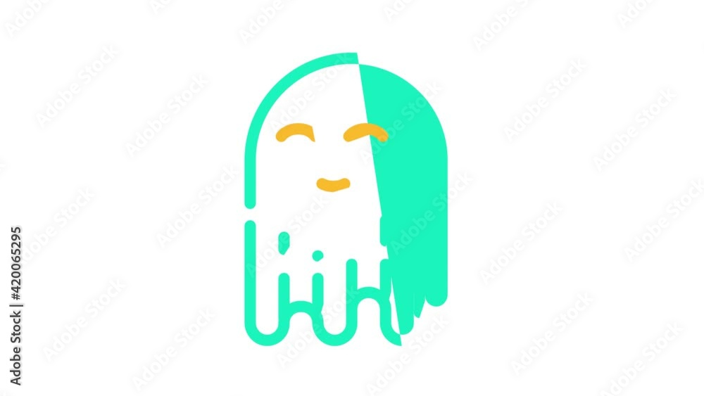 ghost mystery color icon animation ghost mystery color icon animation