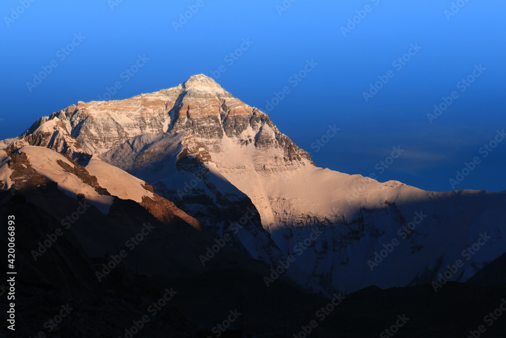 Mount Everest sunset 