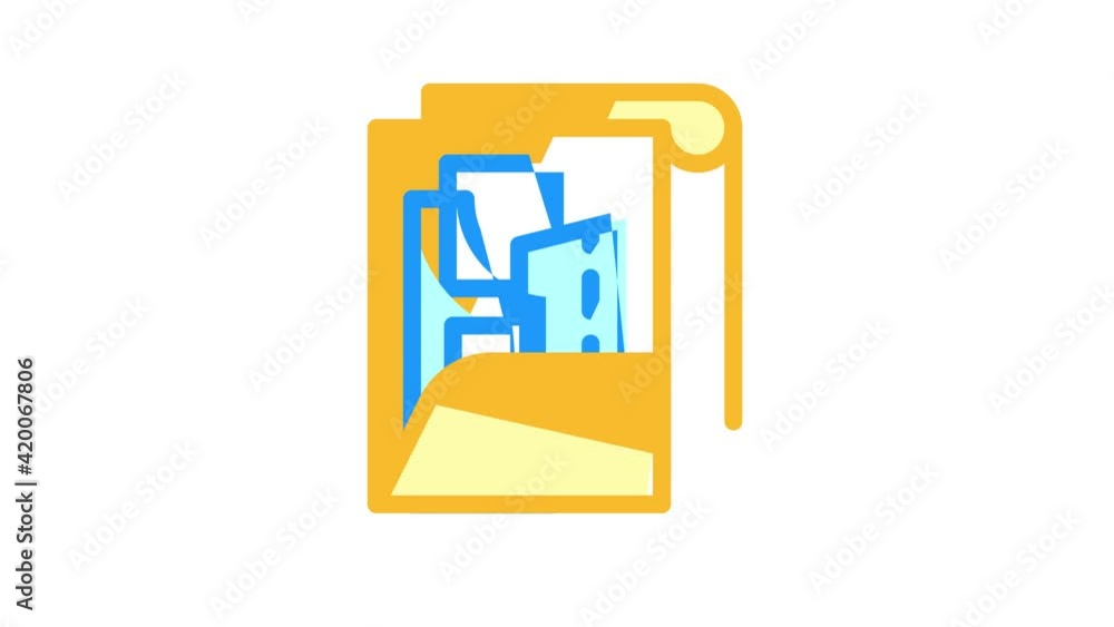 pattern set folder color icon animation pattern set folder color icon animation