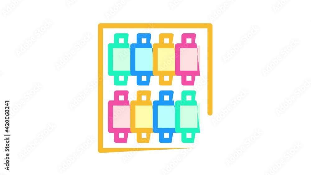 threads set color icon animation threads set color icon animation