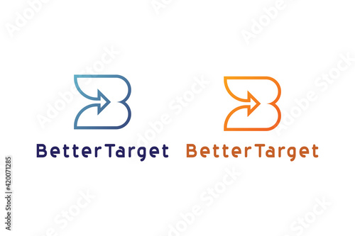 Letter B logo design (better target) 