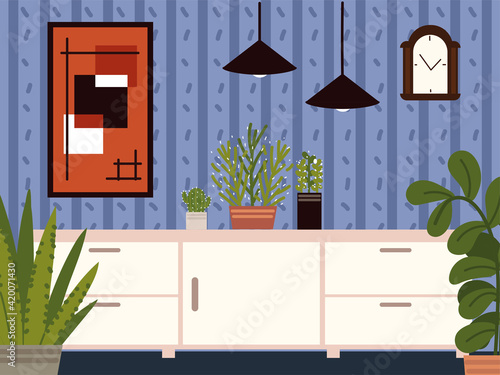 home interior scene