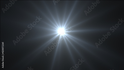 light flash on black background	