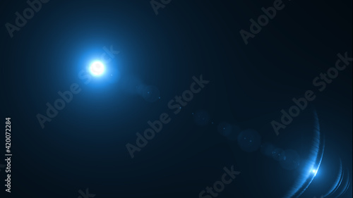 light flash on black background	