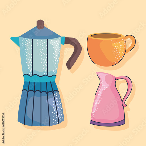 cookware three icons