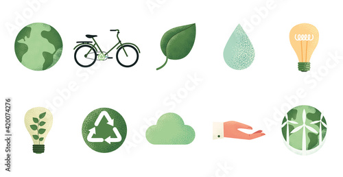 sustainable conservation icons