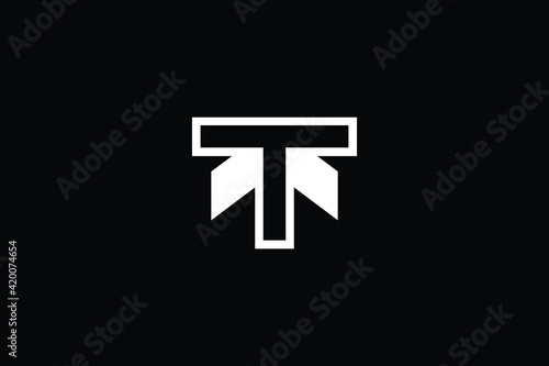 TK logo letter design on luxury background. KT logo monogram initials letter concept. TK icon logo design. KT elegant and Professional letter icon design on black background. T K KT TK