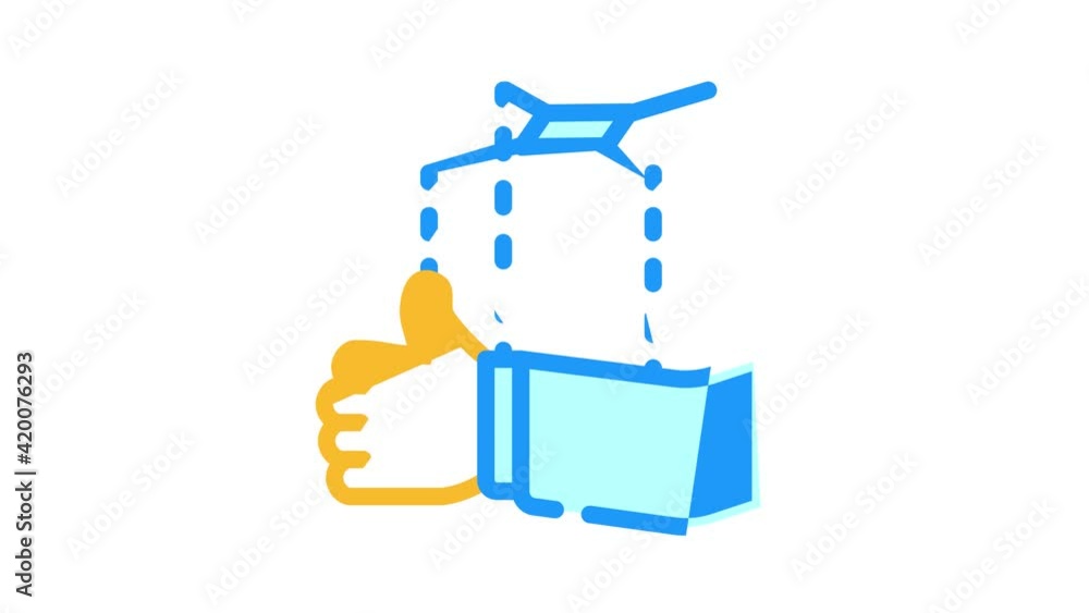 political puppet color icon animation political puppet color icon animation