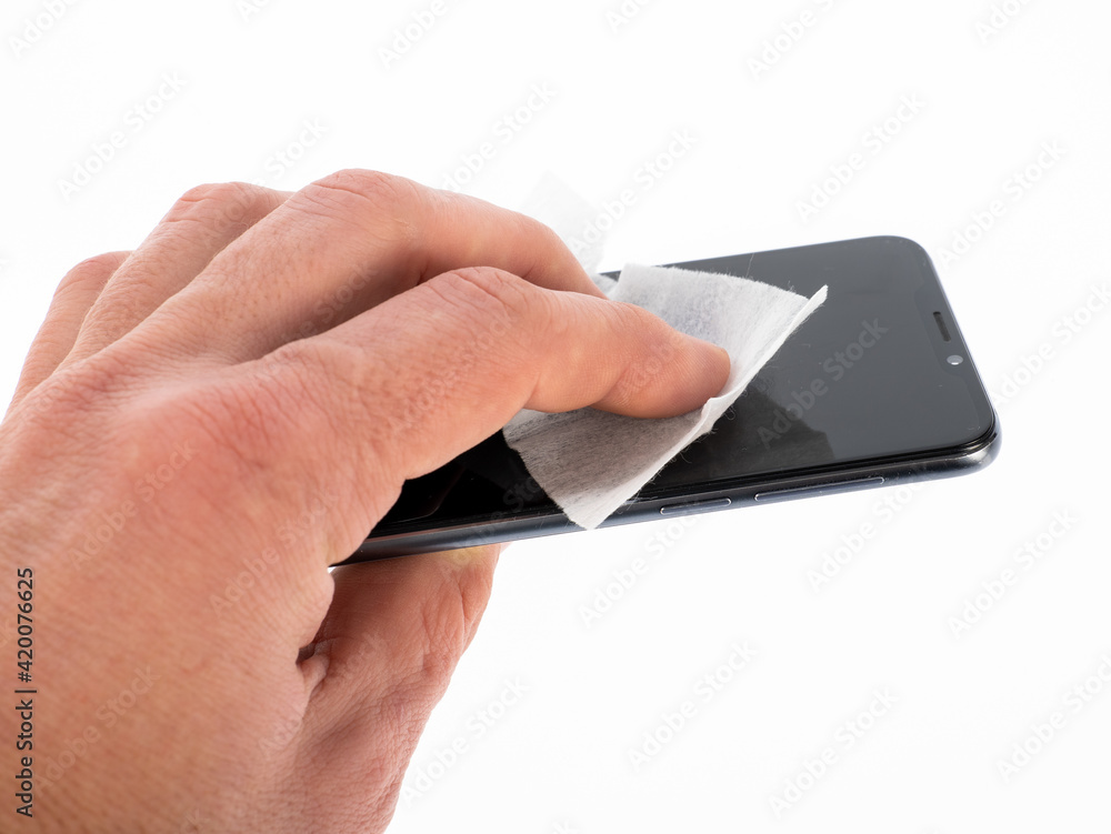 wipe clean smartphone screen wet cleaning cloth wipe clean smartphone screen wet cleaning cloth
