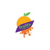 Fresh Juice logo designs template, Orange juice logo template
