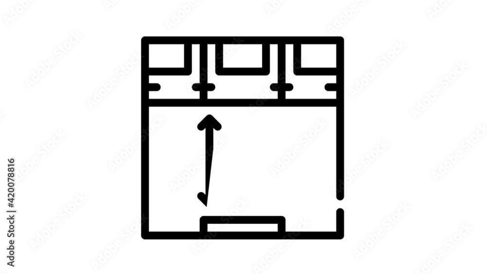 keeping distance black icon animation keeping distance black icon animation