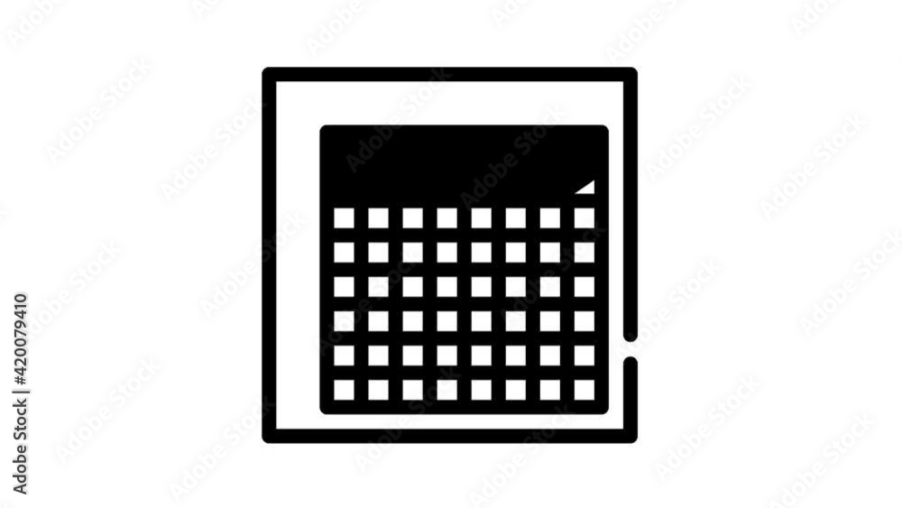 japanese crossword black icon animation japanese crossword black icon animation