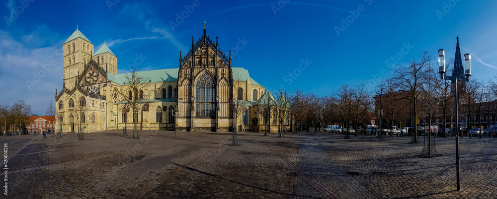 Naklejka premium Domplatz Münster, germany